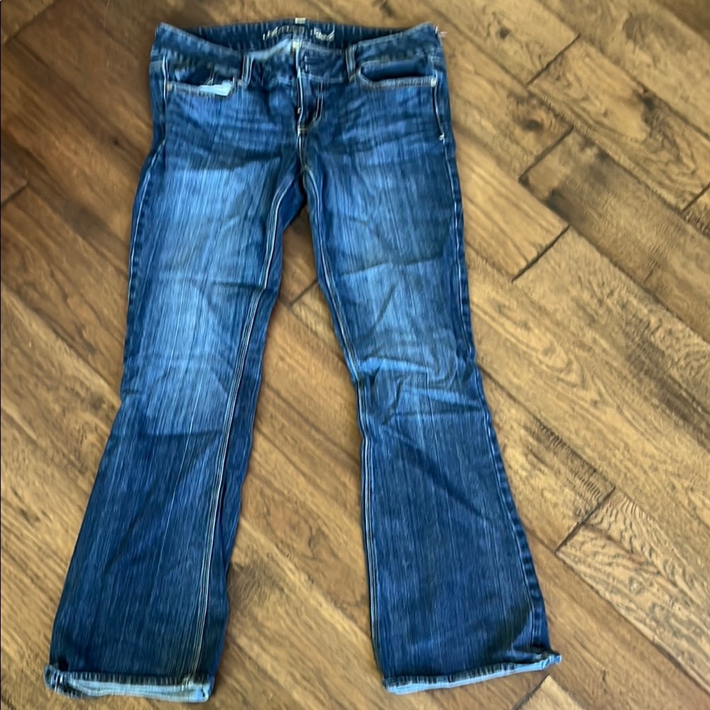 Women's American Eagle Artist Stretch 10 Blue Jeans